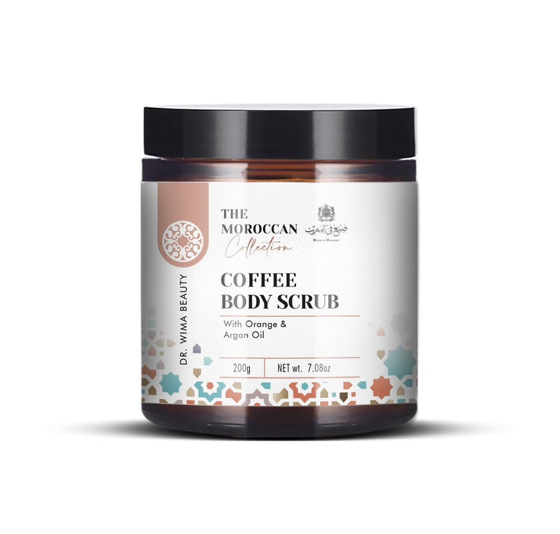 Moroccan Coffee body scrub with orange & argan oil
